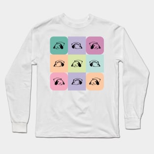 Pop Art Panda Long Sleeve T-Shirt